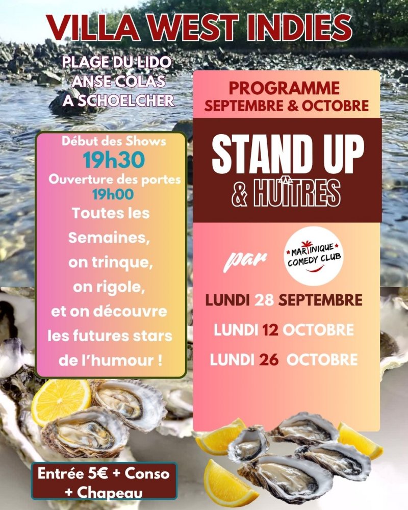 Stand Up & Huîtres