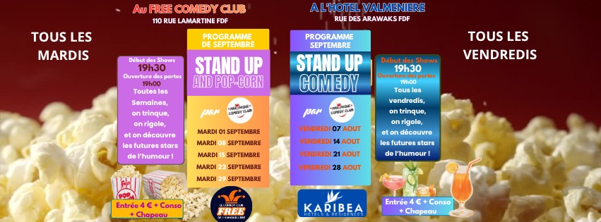 Stand up and pop-corn