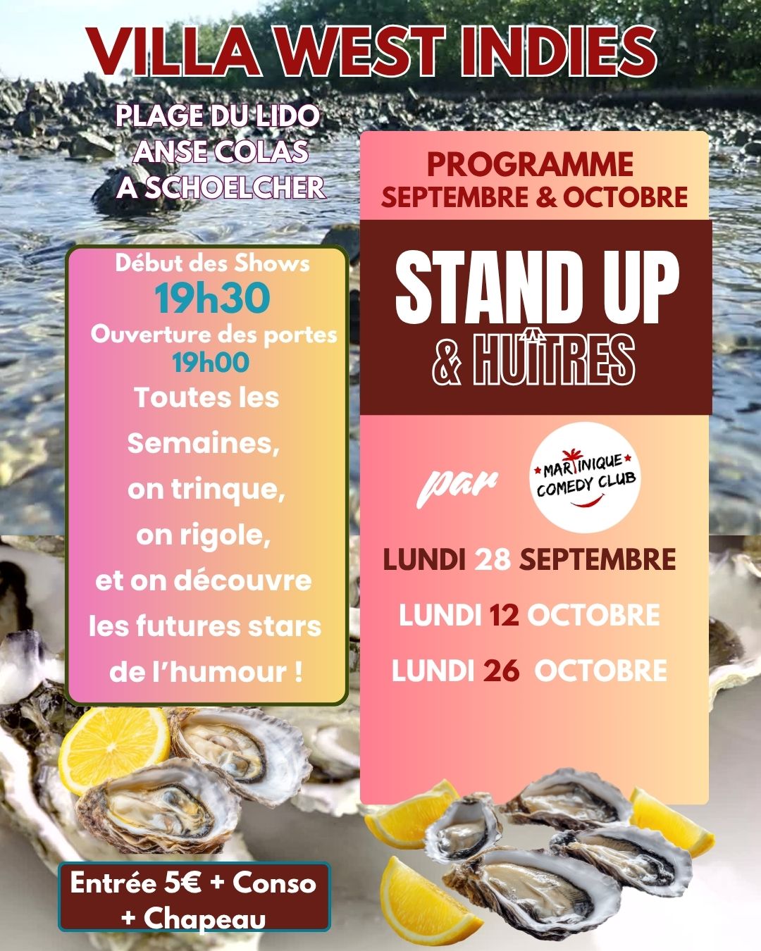 Stand up & Huîtres